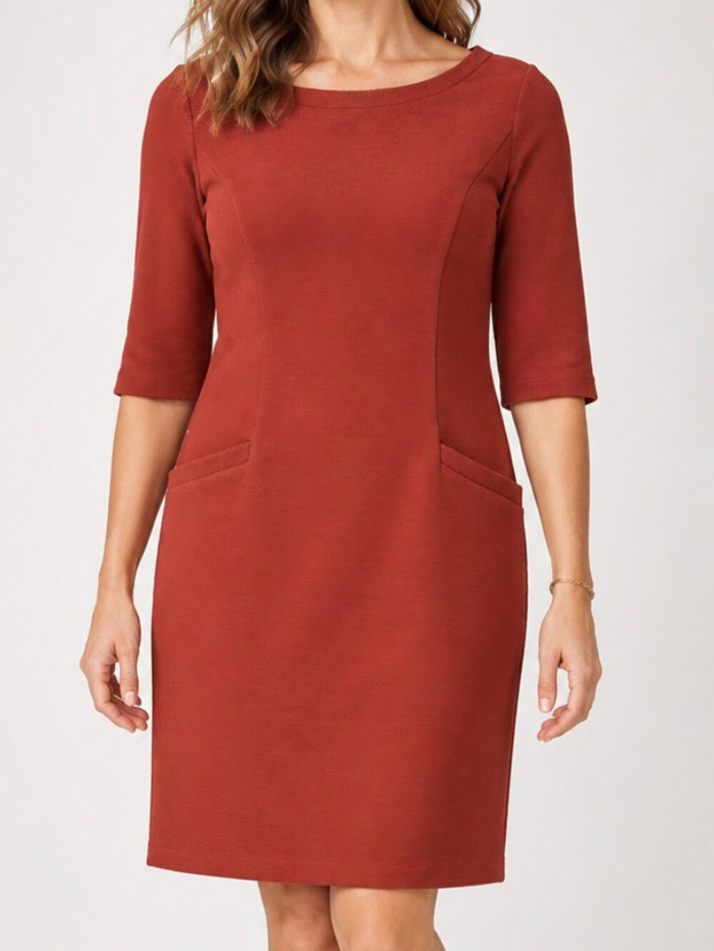 Boden Ottoman Ribbed Shift Dress